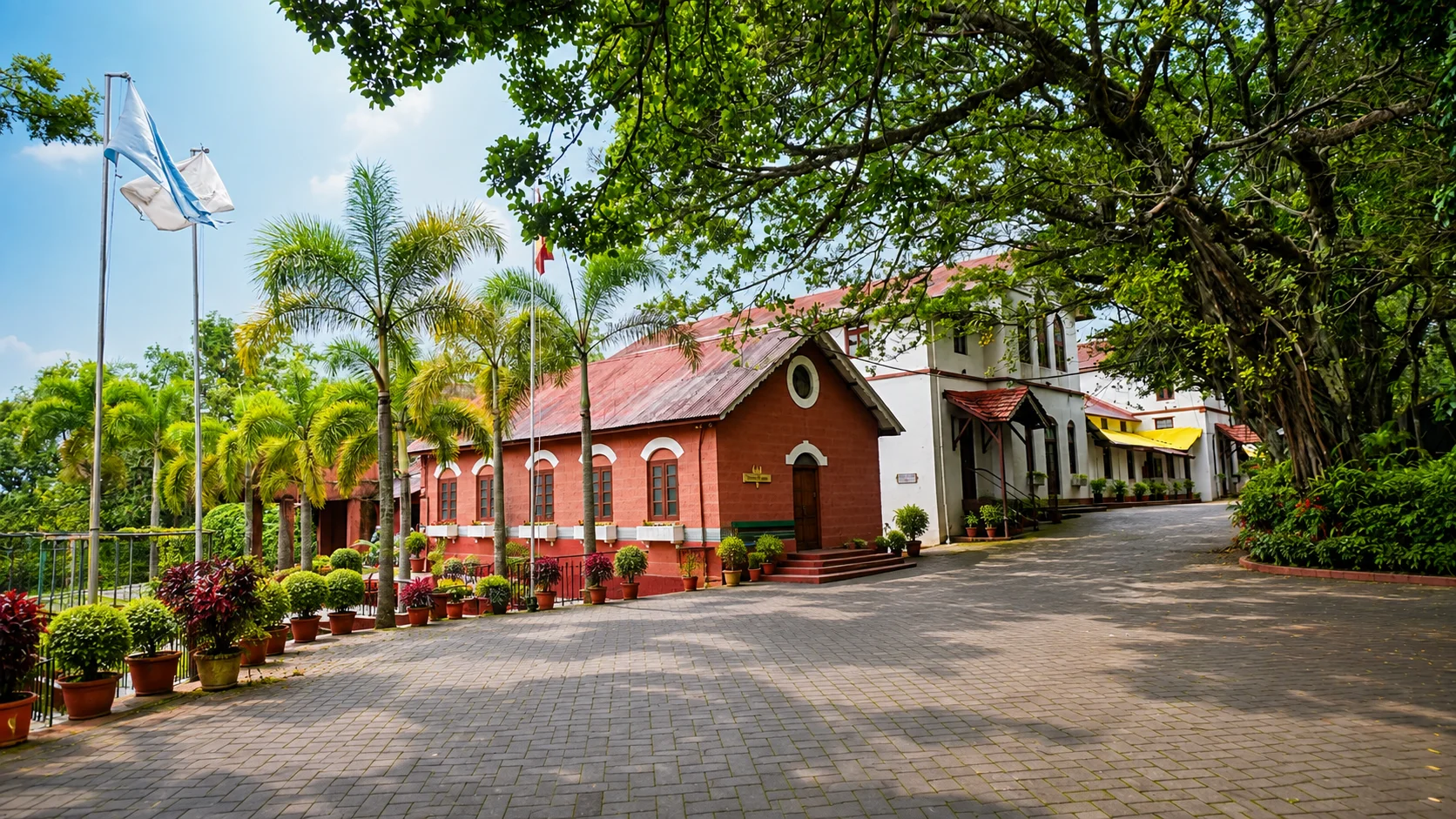 St. Peter's School campus grounds and architecture